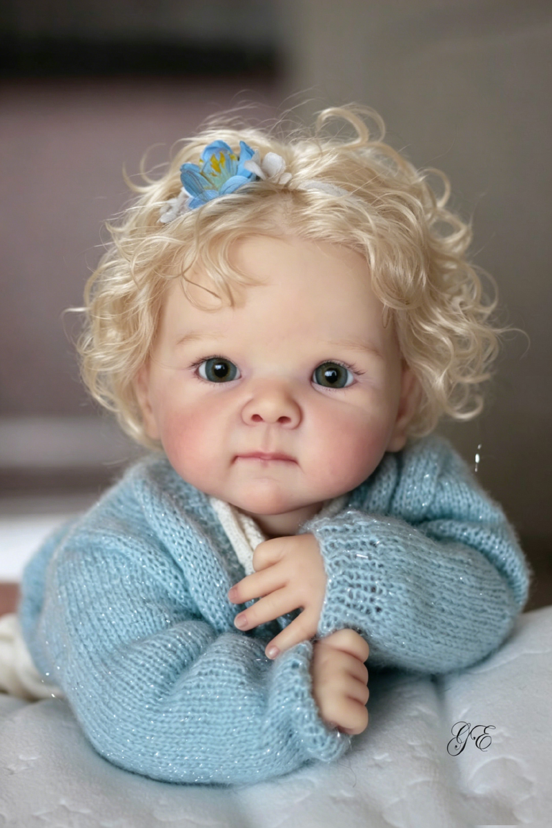 Baby Products For Curly Hair - NPK 18''3D Painted Unfinished Reborn Bettie