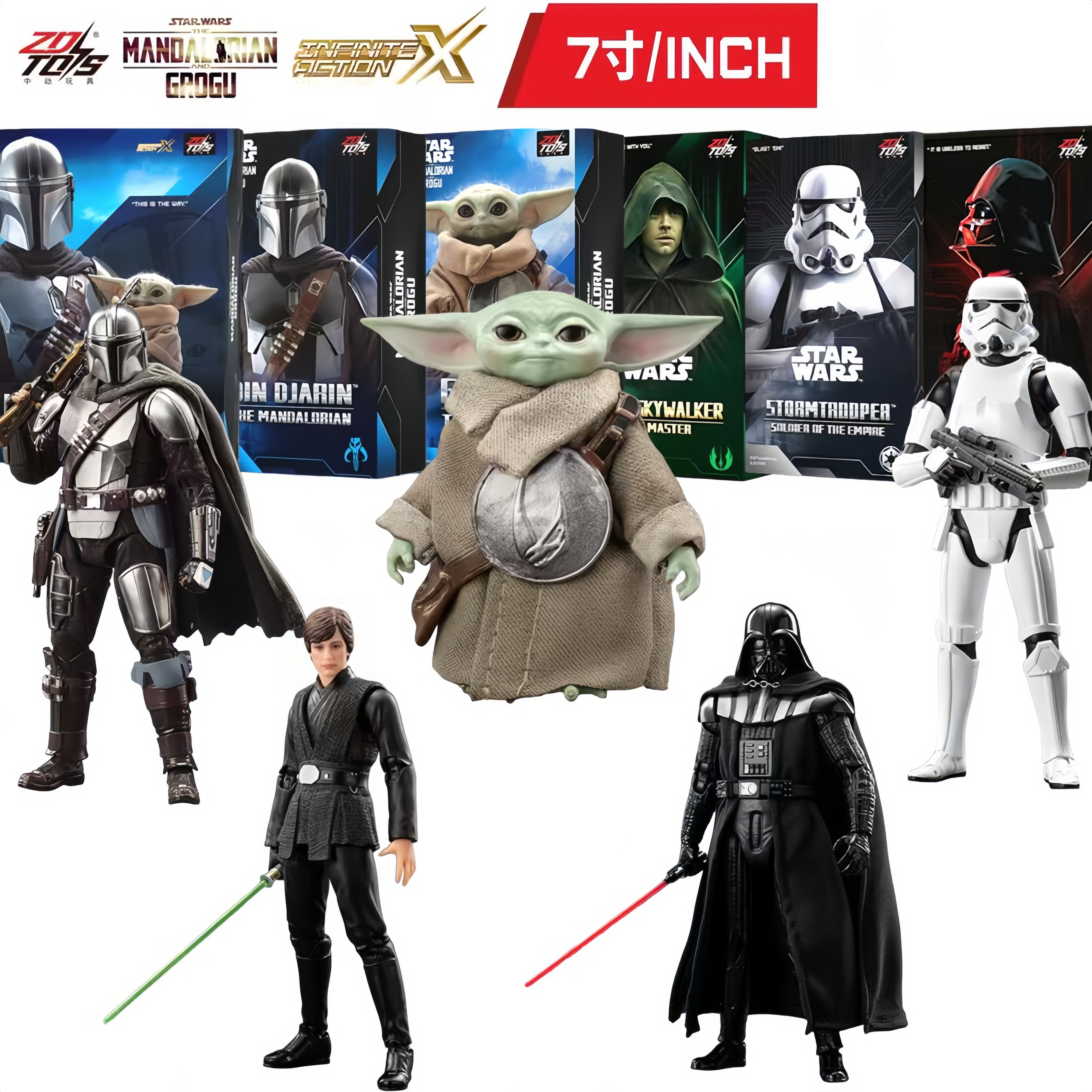 Baby Yoda Products - 2026 New ZD Toys Star Wars