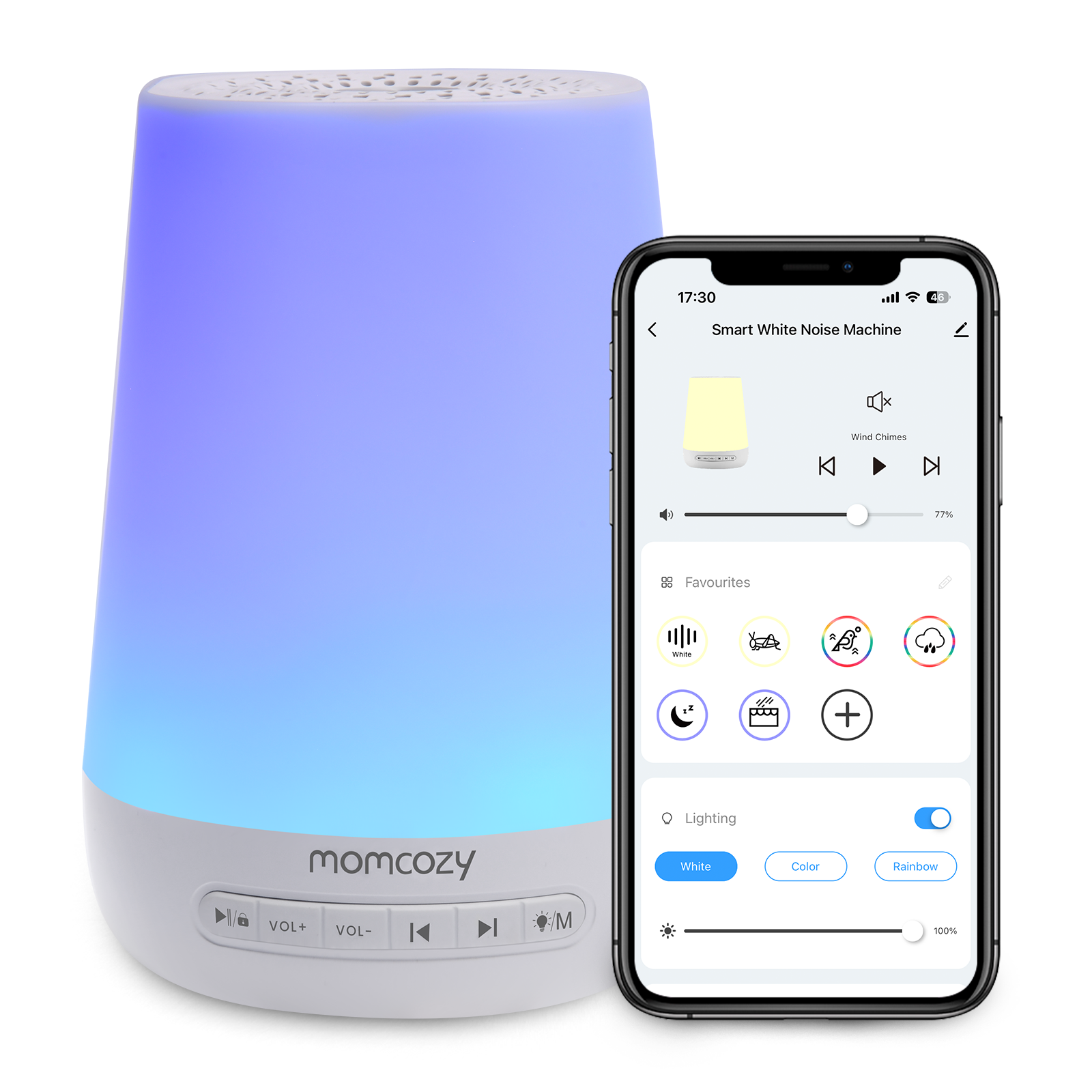 White Noise Machine Baby - Momcozy Baby White Noise Sound Machine