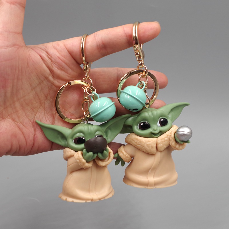 Baby Yoda Products - Cute Baby Yoda Keychain Action Figure