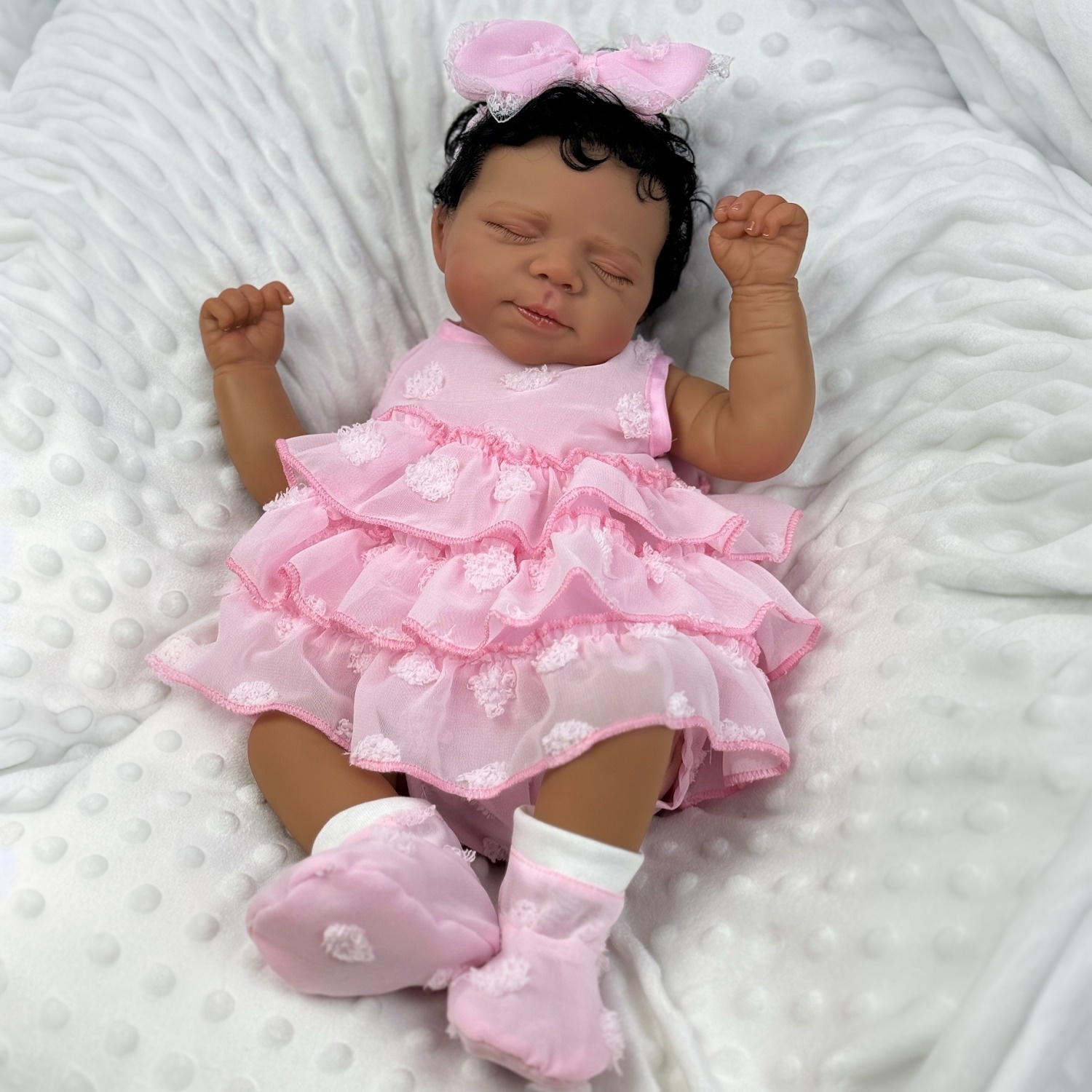 Baby Products For Curly Hair - 19inch Pascale Soft Cloth Body Dark