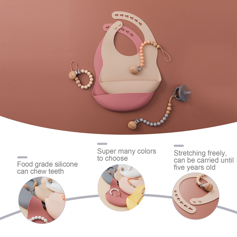 0-3 Years Baby Bib BPA Free Si - Silicone Baby Bibs recension och pris