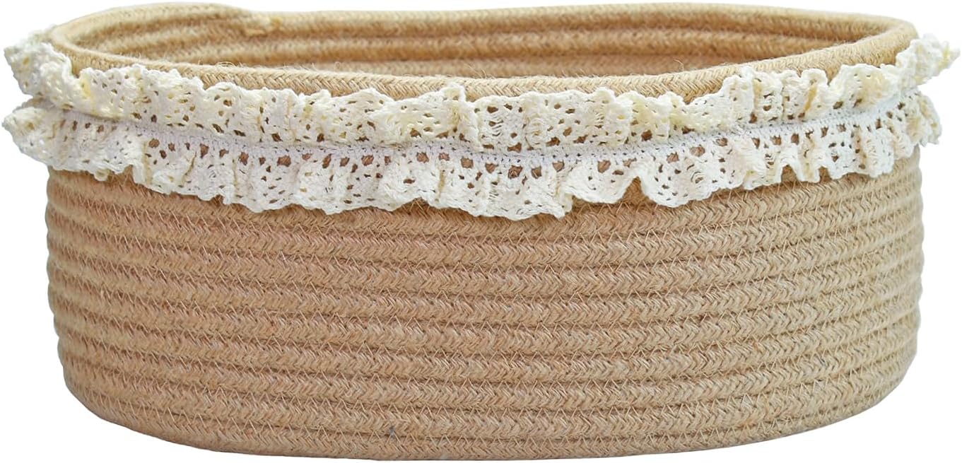 Small Brown Jute Woven Storage - Baby Products In recension och pris