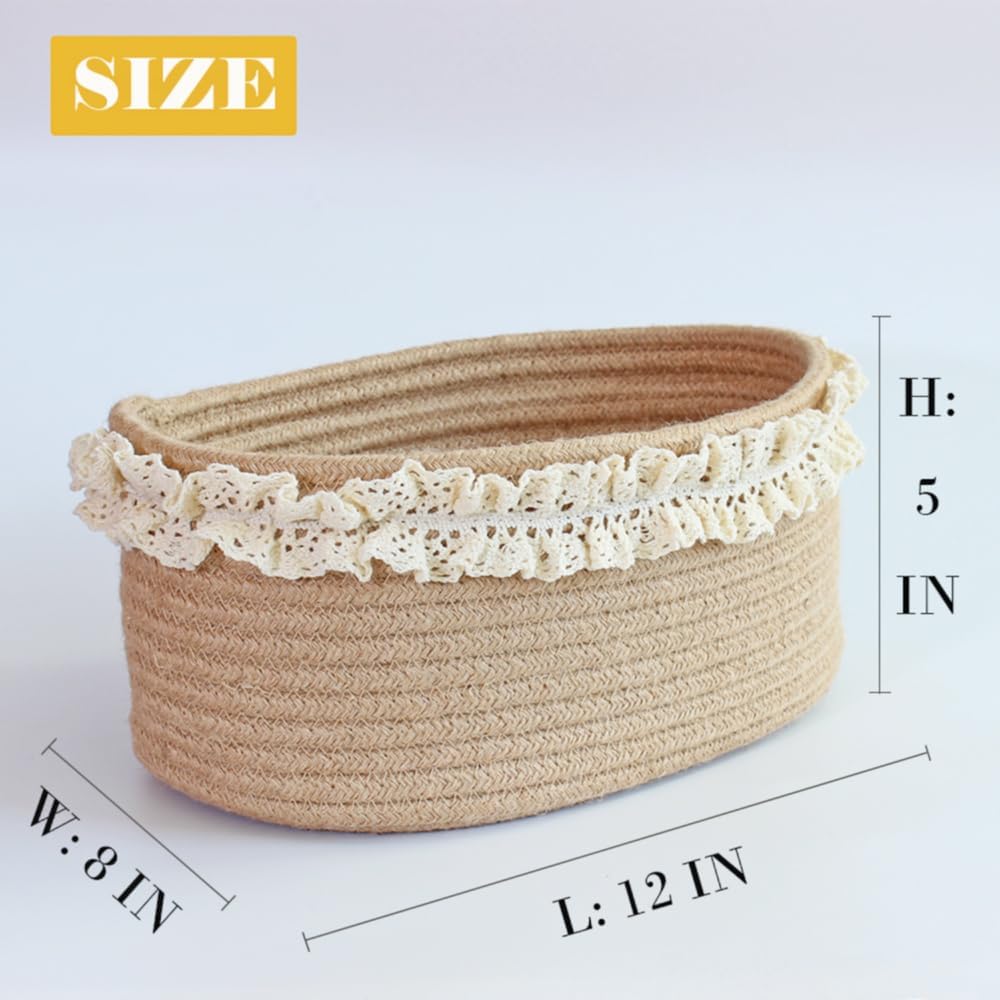 Small Brown Jute Woven Storage - Baby Products In recension och pris