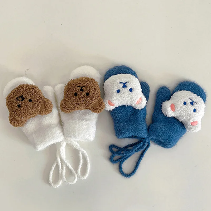 1-4Y Cartoon Bear Baby Mittens - Teething Mitten Baby recension och pris