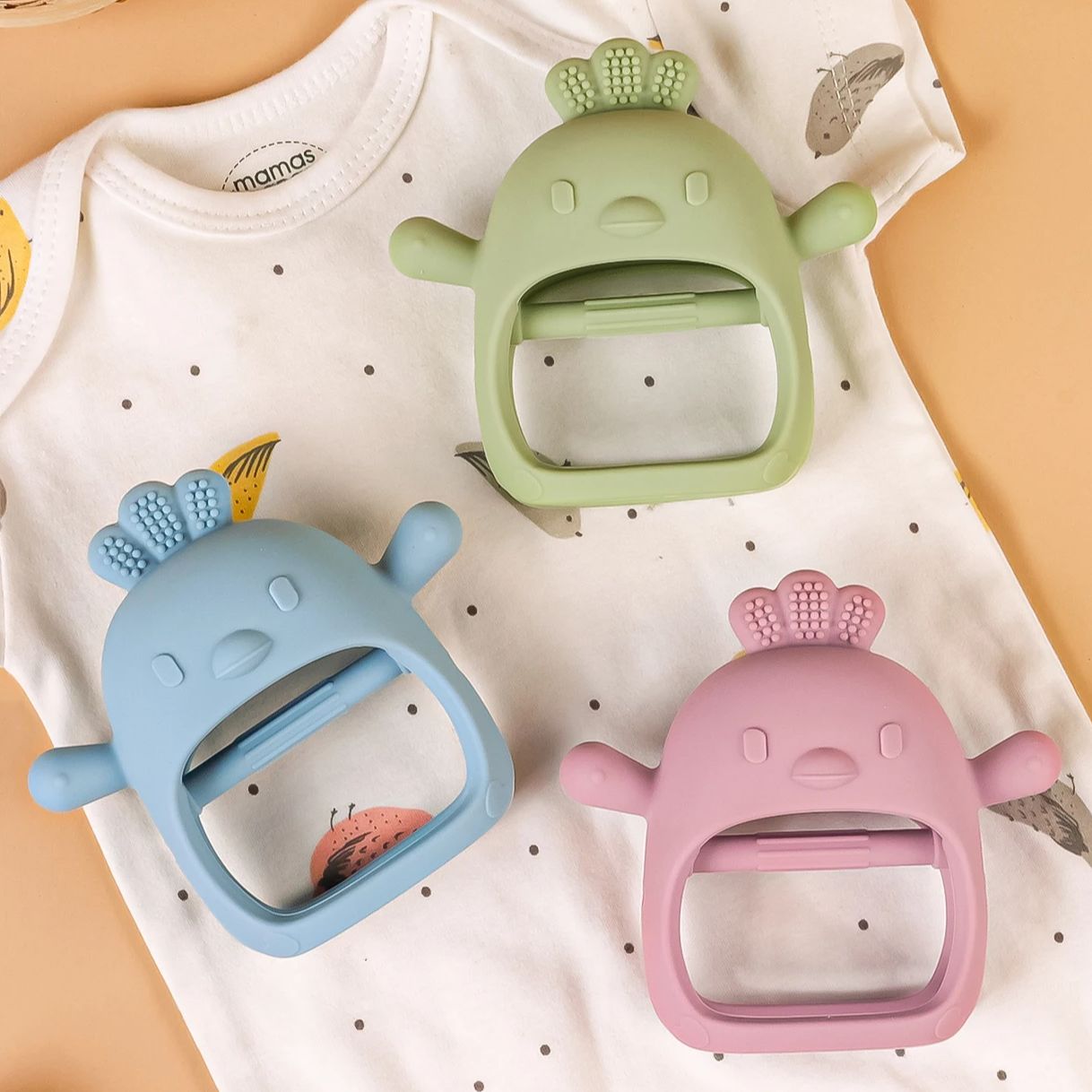 1PC Baby Teether Gloves Kids T - Teething Mitten Baby recension och pris