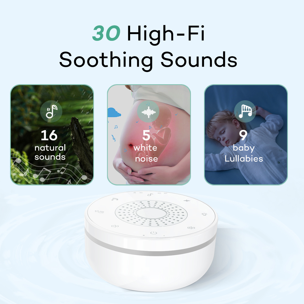 White Noise Machine Lullaby Ti - White Noise Machine Baby recension och pris