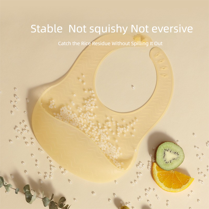 1pc BabySilicone Jelly Bib Ult - Silicone Baby Bibs recension och pris