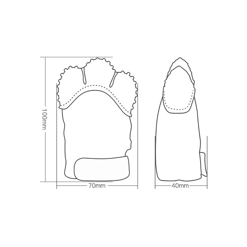 Smoothing Baby Teething Mitten - Teething Mitten Baby recension och pris
