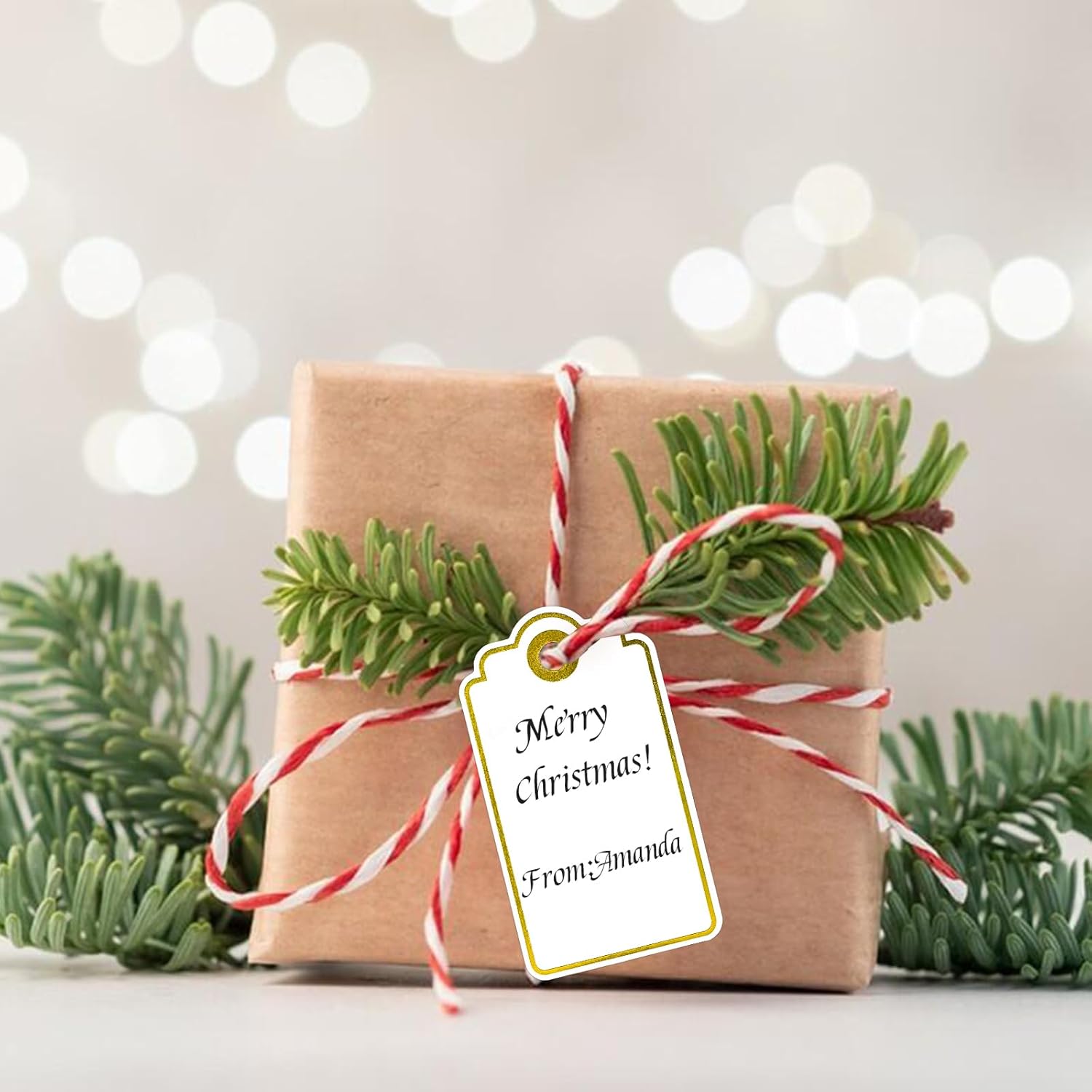 Gold Foil Gift Tags with Strin - Baby Products In recension och pris