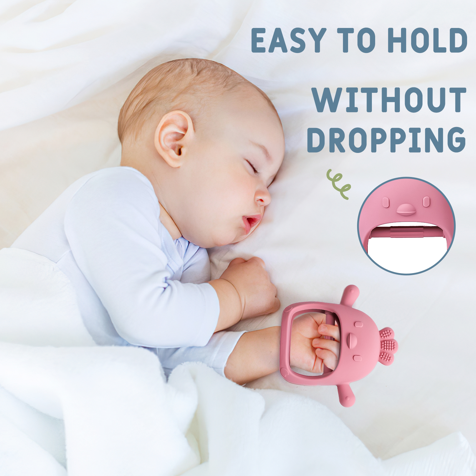 1PC Baby Teether Gloves Kids T - Teething Mitten Baby recension och pris