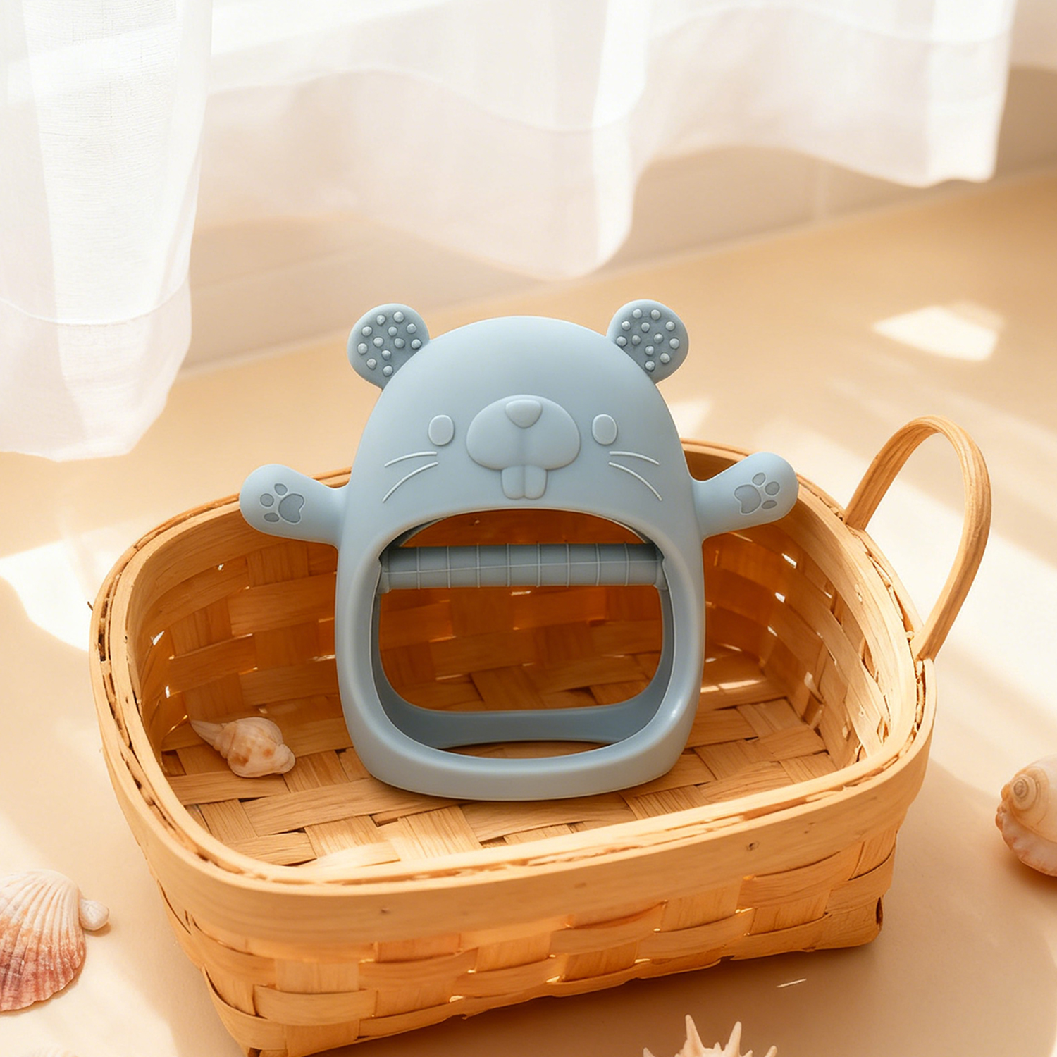 Baby Teething Toy Silicone Tee - Teething Mitten Baby recension och pris