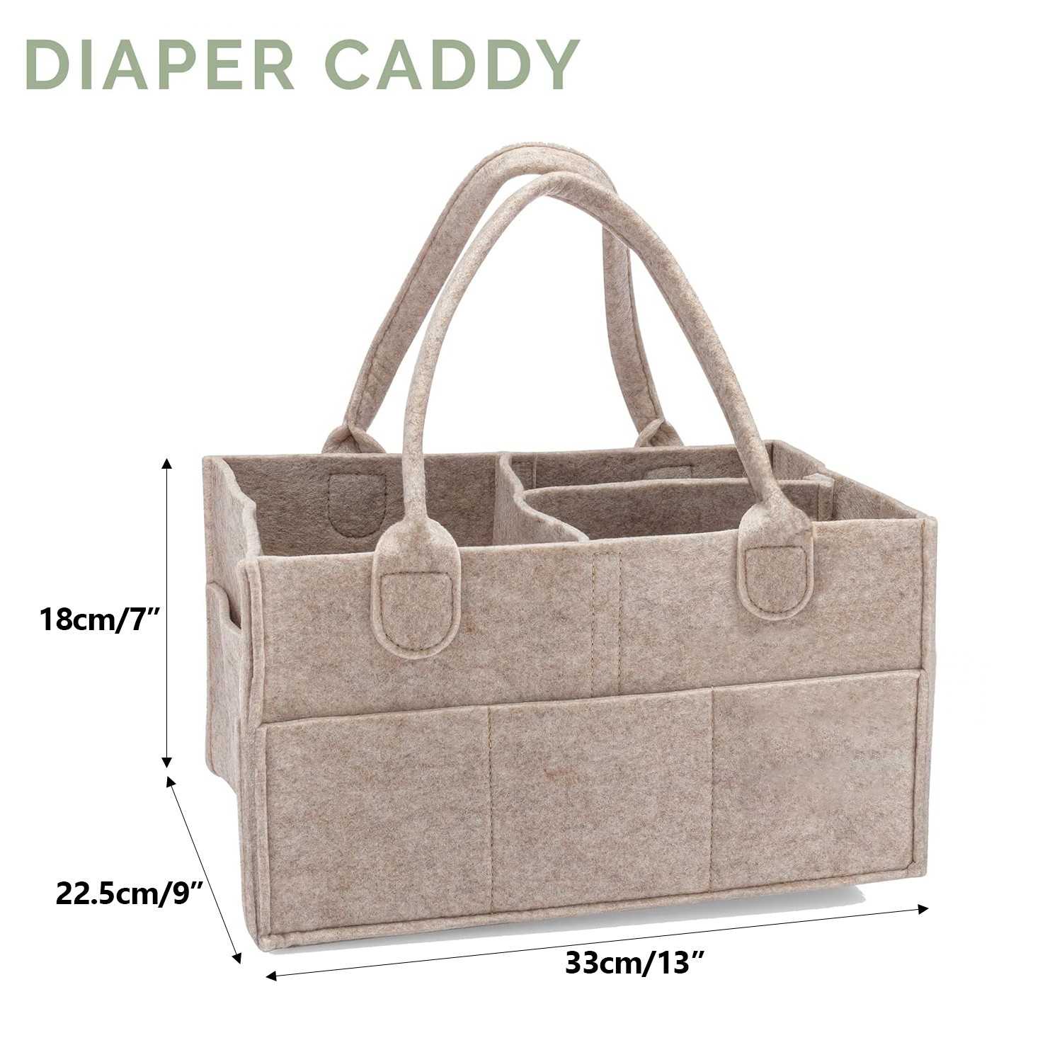 Diaper Caddy - Nursery Storage - Baby Products Basket recension och pris