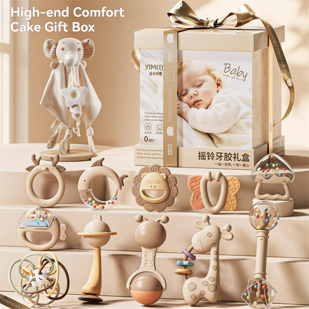 13PCS Baby Animal Rattle Set S - Baby Rattle Toy Set recension och pris