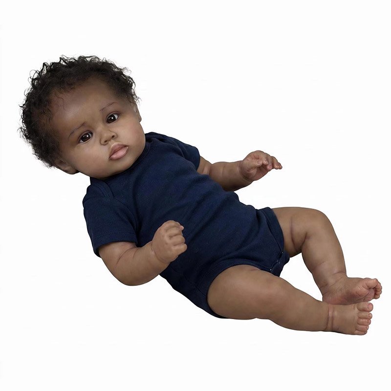48cm Soft Silicone Vinyl Reube - Baby Products For Curly Hair recension och pris