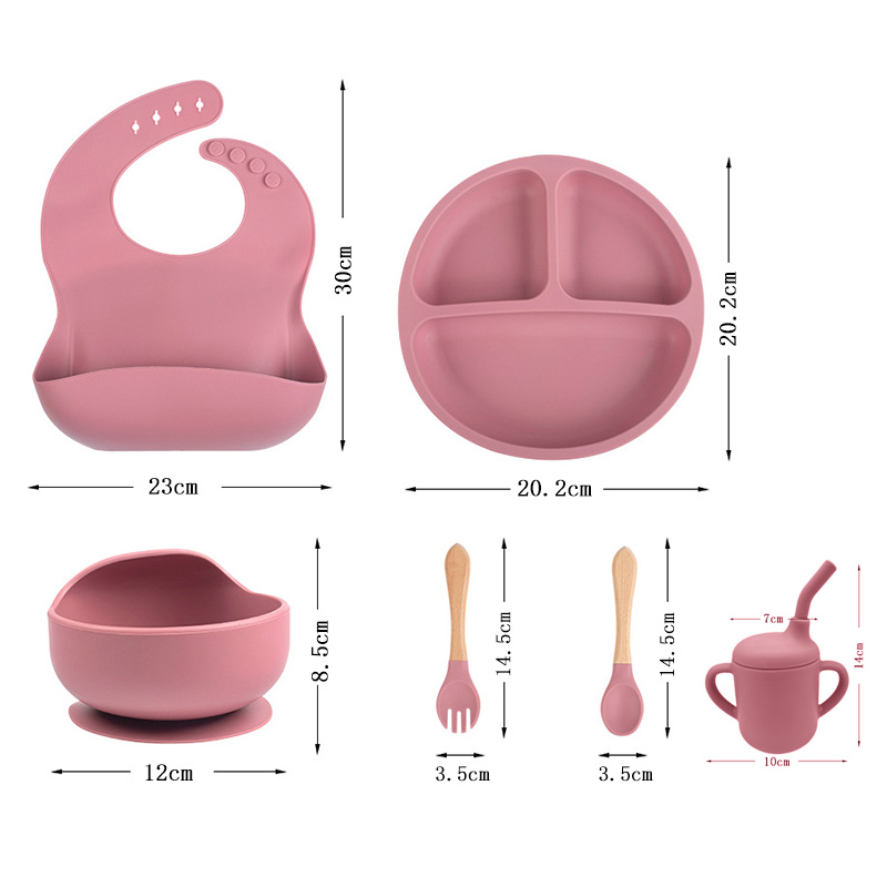 Children's silicone tableware  - Silicone Baby Bibs recension och pris