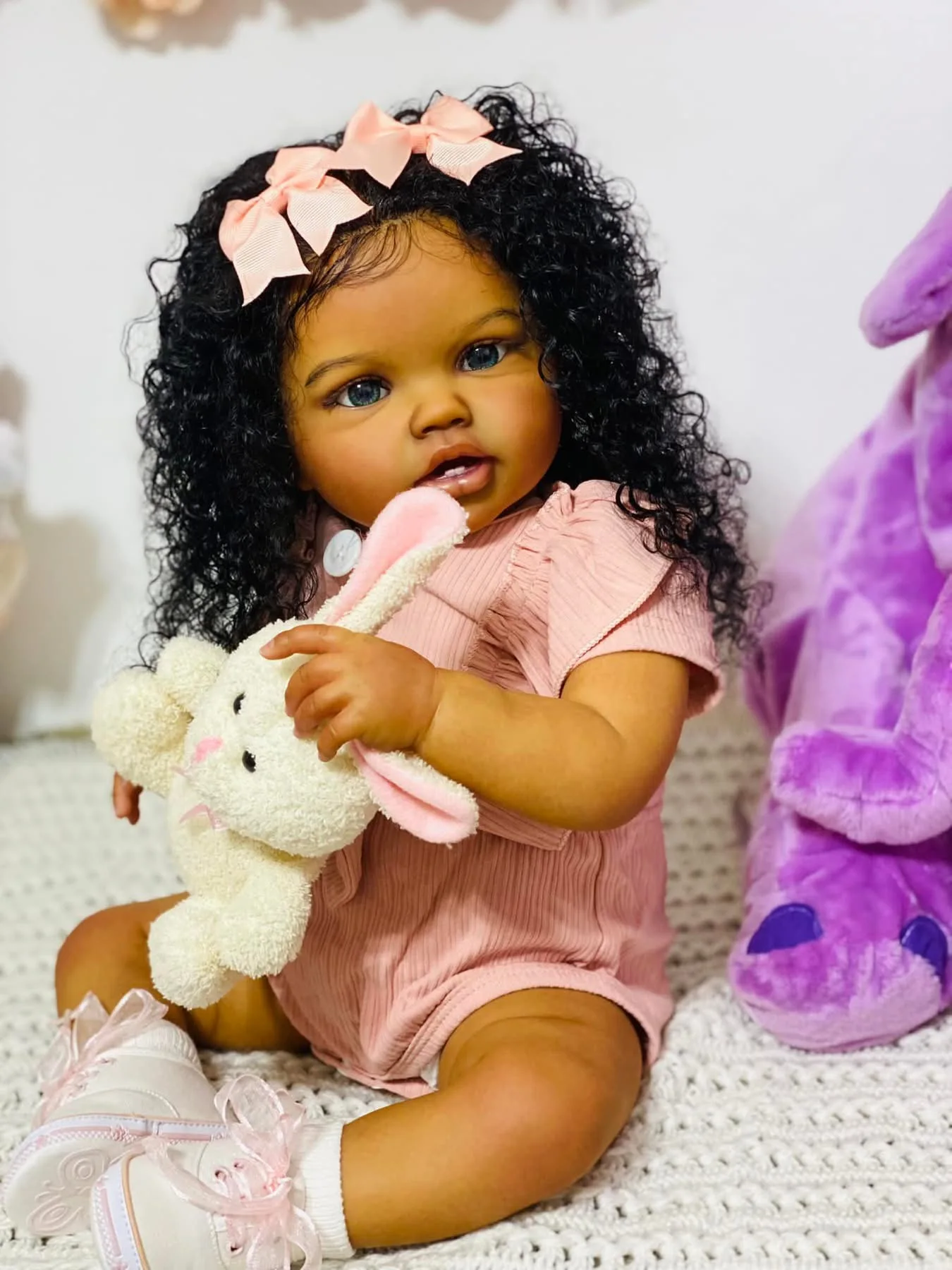 24Inch Reborn Baby Toddler Lot - Baby Products For Curly Hair recension och pris