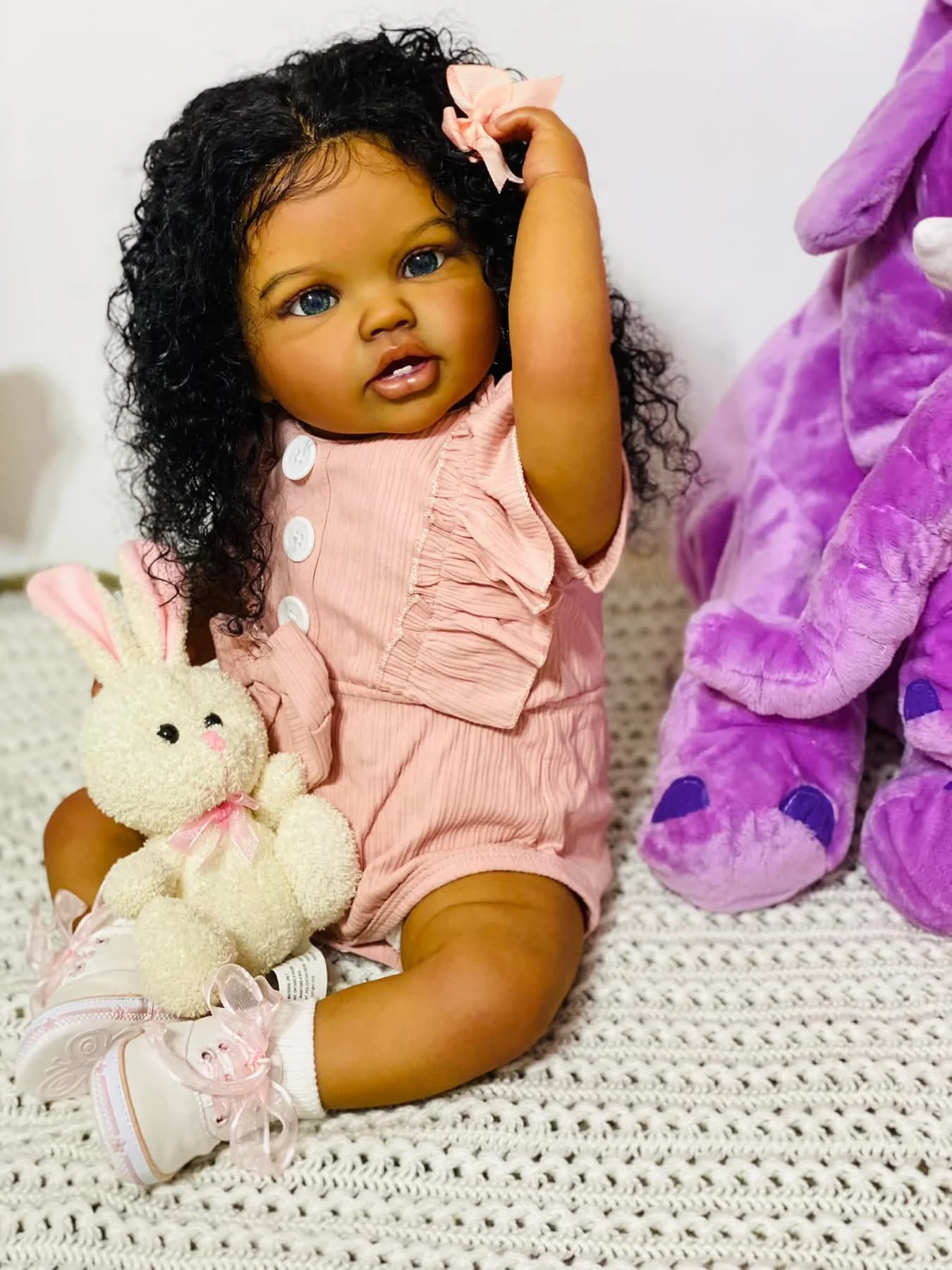 24Inch Reborn Baby Toddler Lot - Baby Products For Curly Hair recension och pris