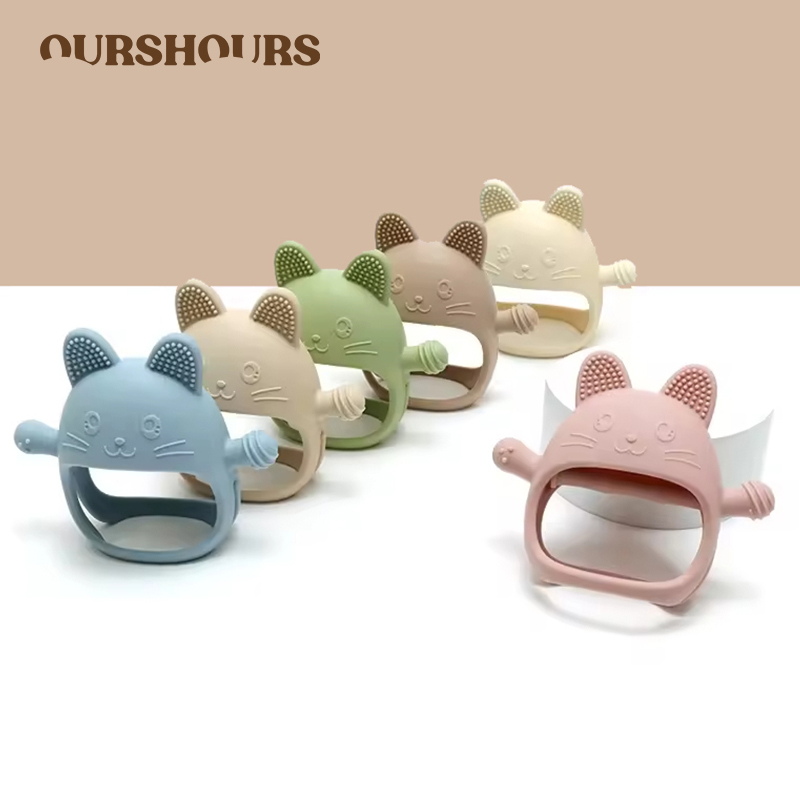 1PC Baby Silicone Teethers Glo - Teething Mitten Baby recension och pris