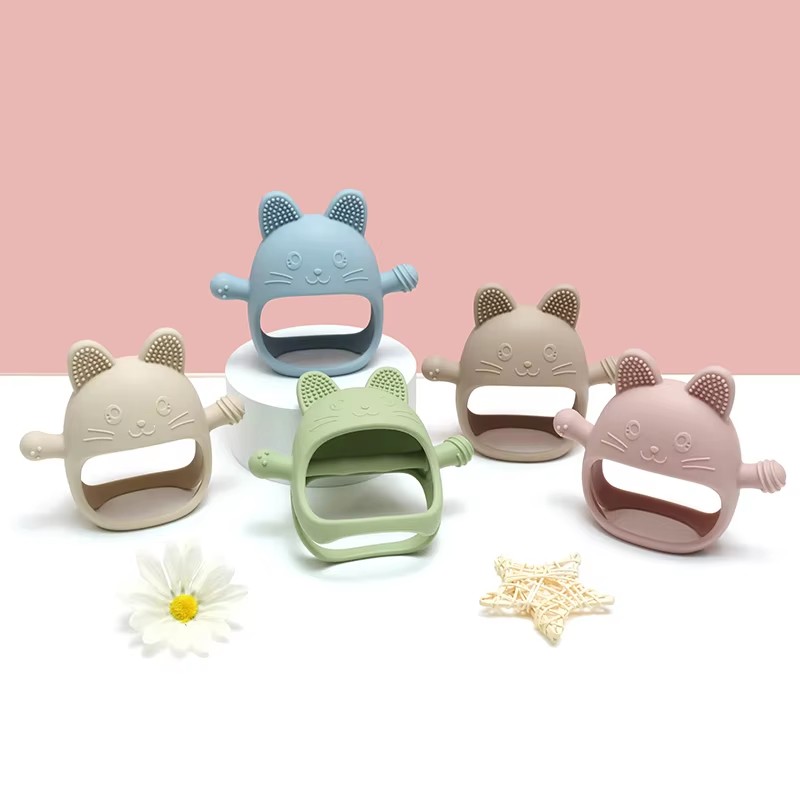 1PC Baby Silicone Teethers Glo - Teething Mitten Baby recension och pris