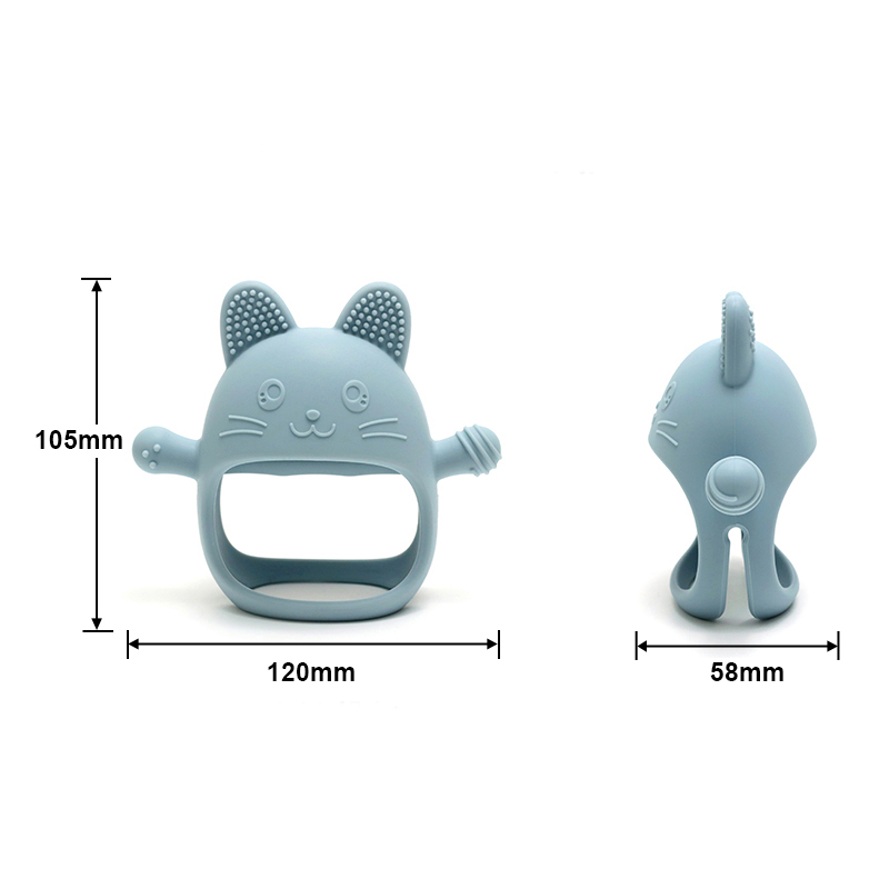 1PC Baby Silicone Teethers Glo - Teething Mitten Baby recension och pris