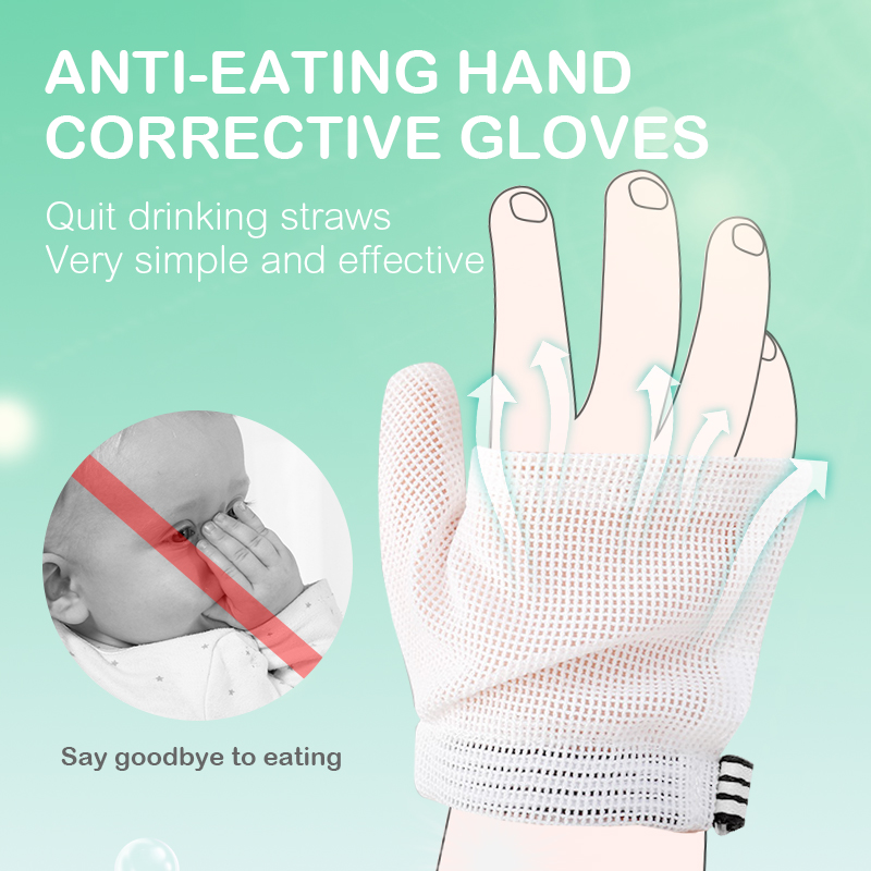 Baby Anti-eating Hand Gloves B - Teething Mitten Baby recension och pris