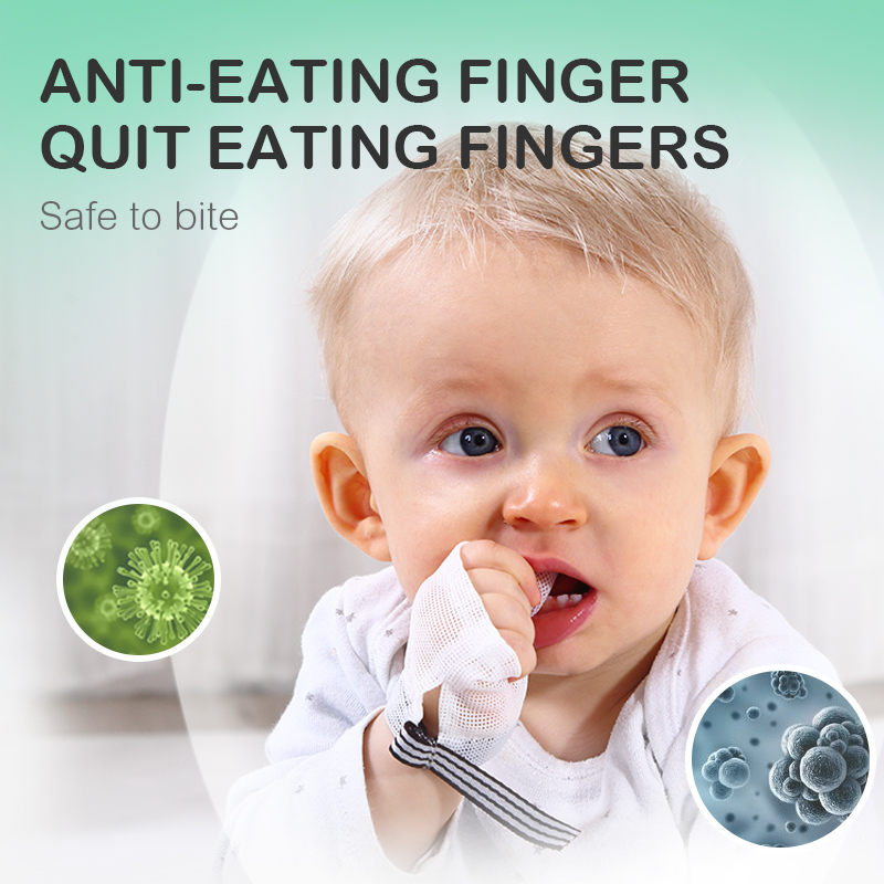 Baby Anti-eating Hand Gloves B - Teething Mitten Baby recension och pris