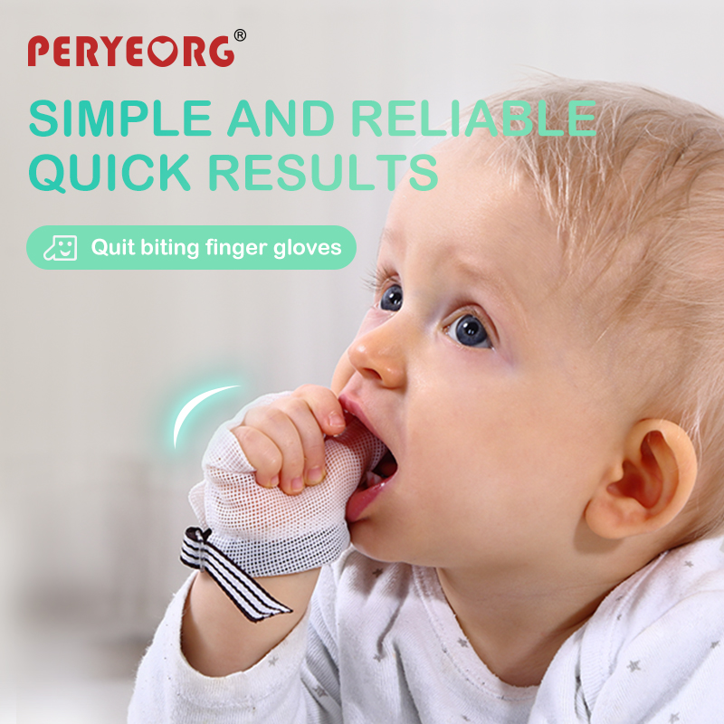 Baby Anti-eating Hand Gloves B - Teething Mitten Baby recension och pris
