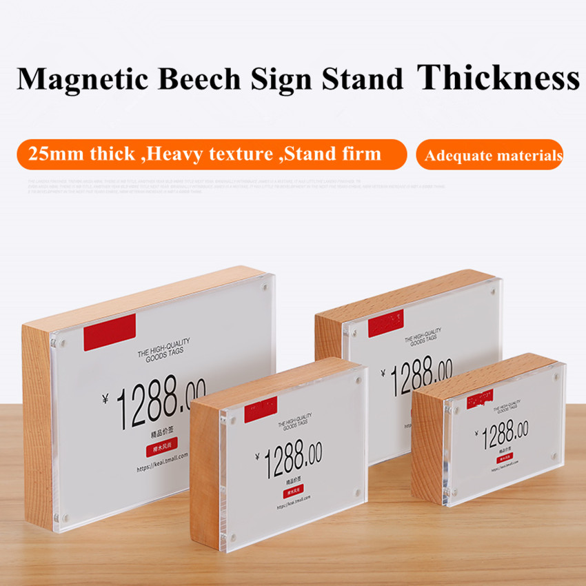 88x54mm Tabletop Acrylic Sign  - Baby Products Prices recension och pris