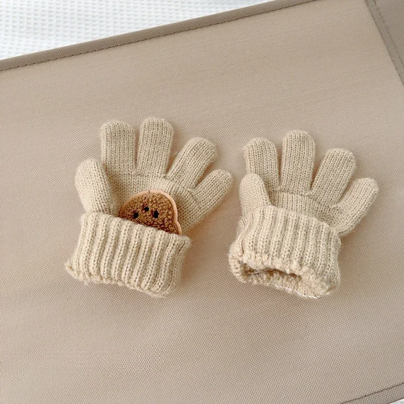 0-7Y Baby Cartoon Bear Mittens - Teething Mitten Baby recension och pris