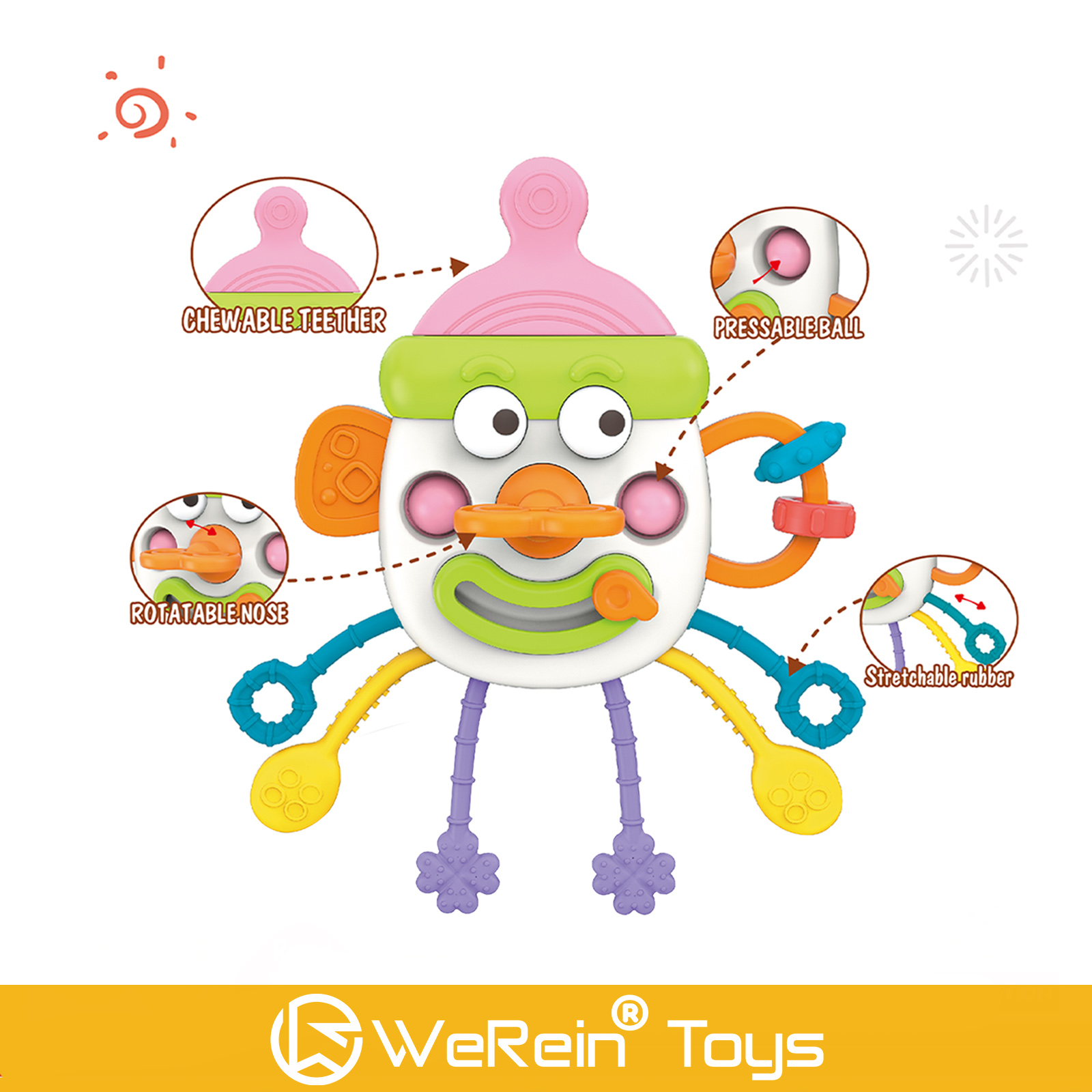 Cute Bottle Shaped Pull-out To - Baby Products Nipples recension och pris