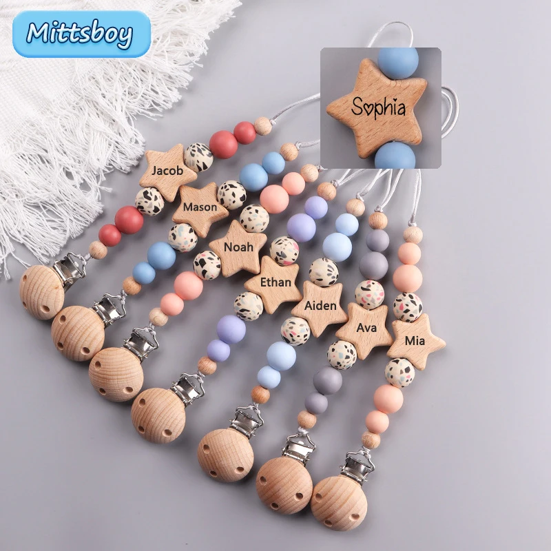 NEW Custom Name Wooden Persona - Baby Products Nipples recension och pris