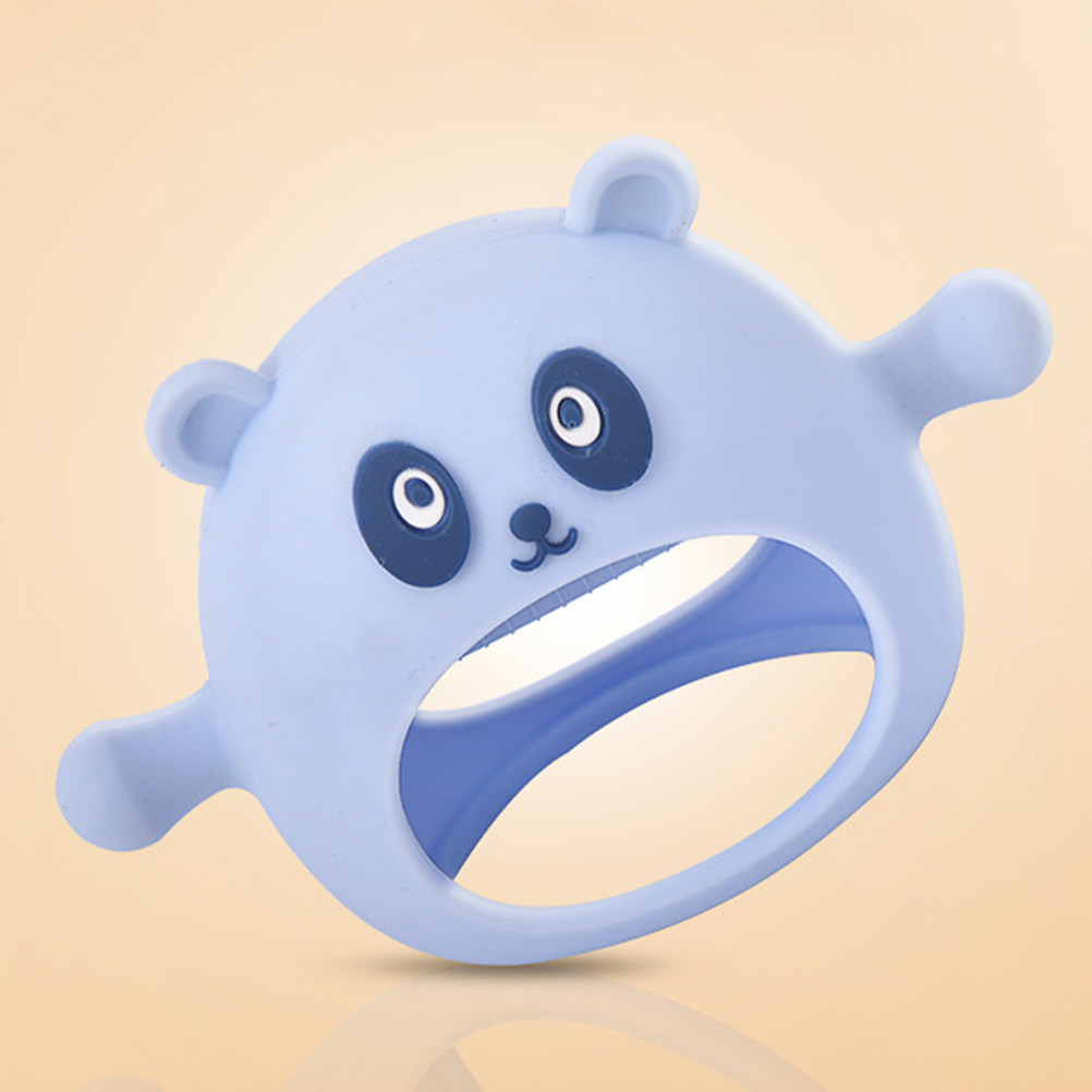 Silicone Baby Teether Cartoon  - Teething Mitten Baby recension och pris