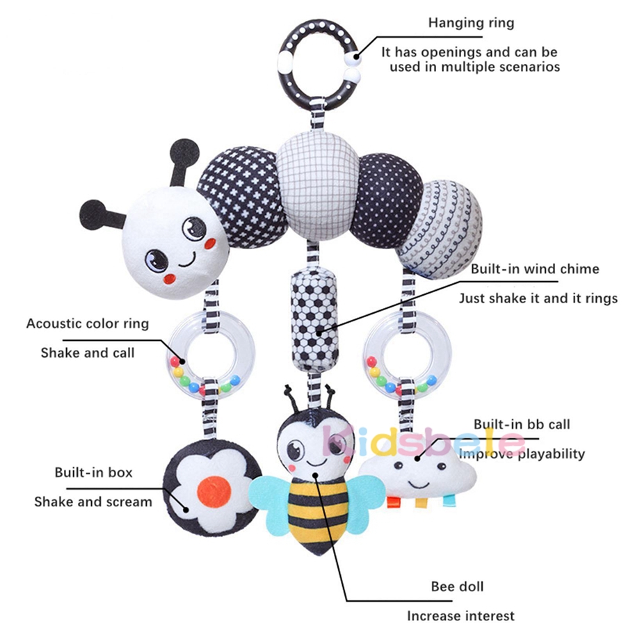 Baby Stroller Spiral with Ratt - Baby Rattle Toy Set recension och pris
