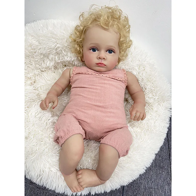 55CM Reborn Toddler Baby Doll  - Baby Products For Curly Hair recension och pris