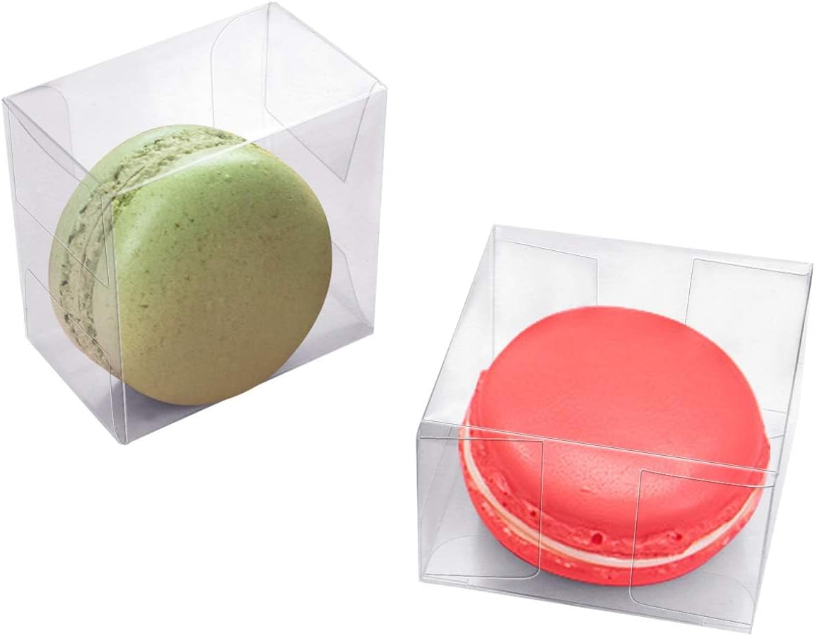 100 Pack Clear Plastic Macaron - Baby Products In recension och pris
