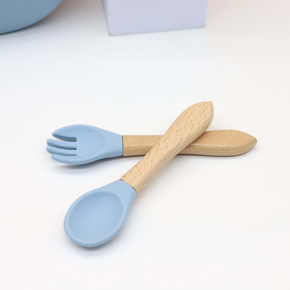 Hot baby food tableware set bi - Silicone Baby Bibs recension och pris