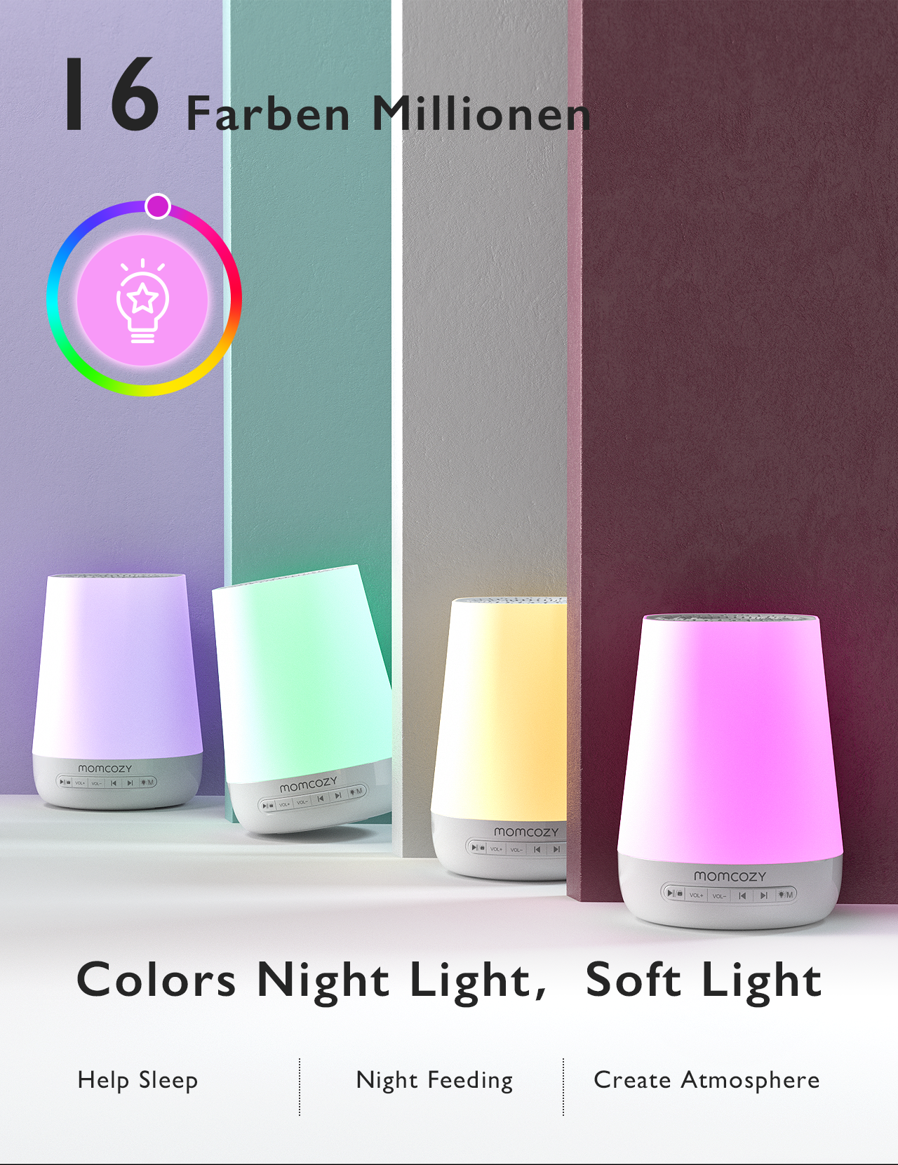 Momcozy Baby White Noise Sound - White Noise Machine Baby recension och pris