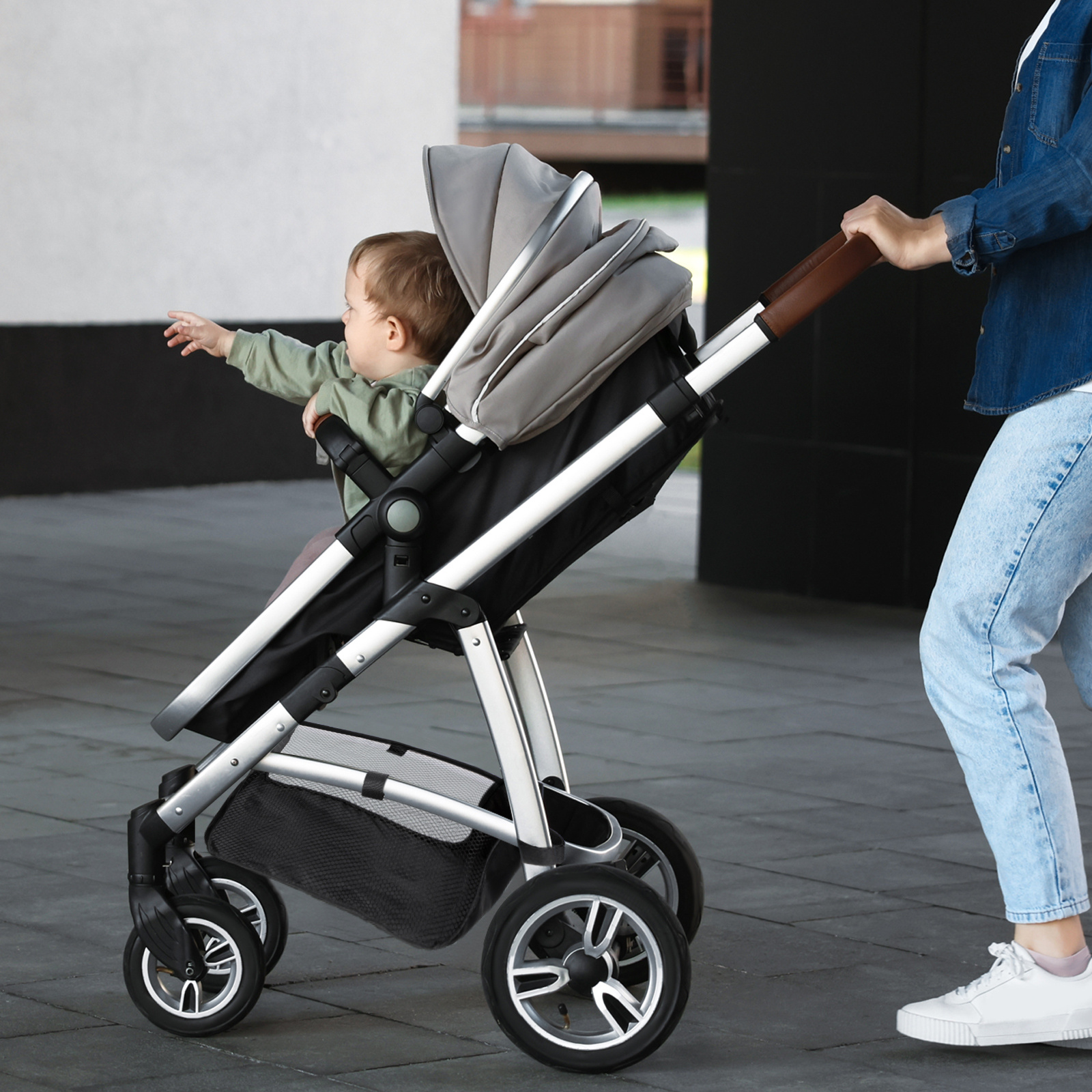 Baby Stroller Storage Basket O - Baby Products Basket recension och pris
