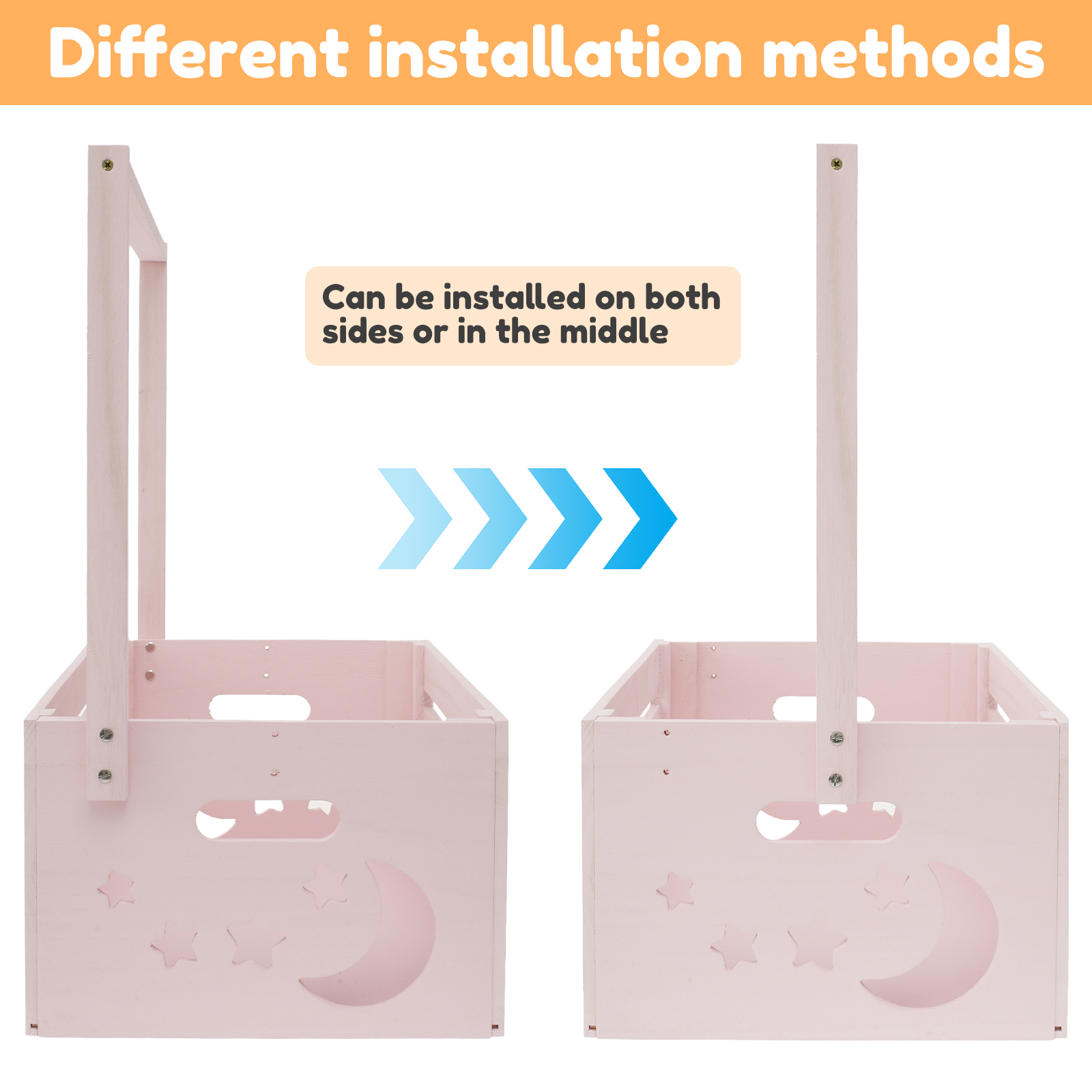 Wood Baby Shower Storage Baske - Baby Products Basket recension och pris