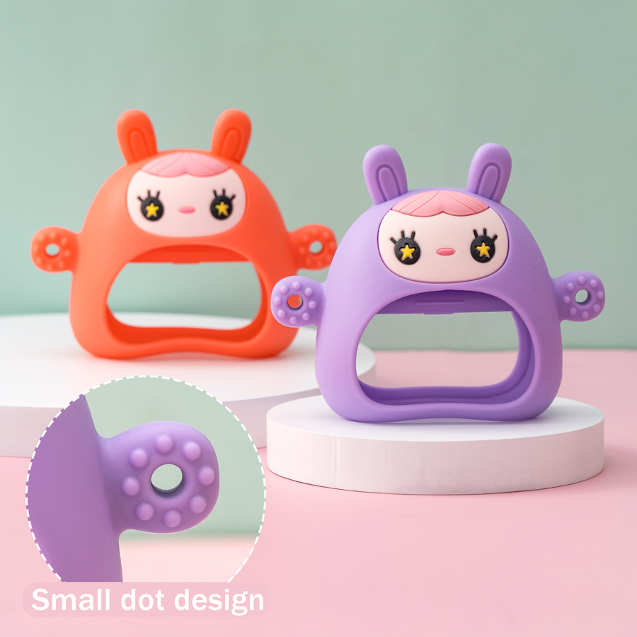 Color Kids Silicone Teether To - Teething Mitten Baby recension och pris