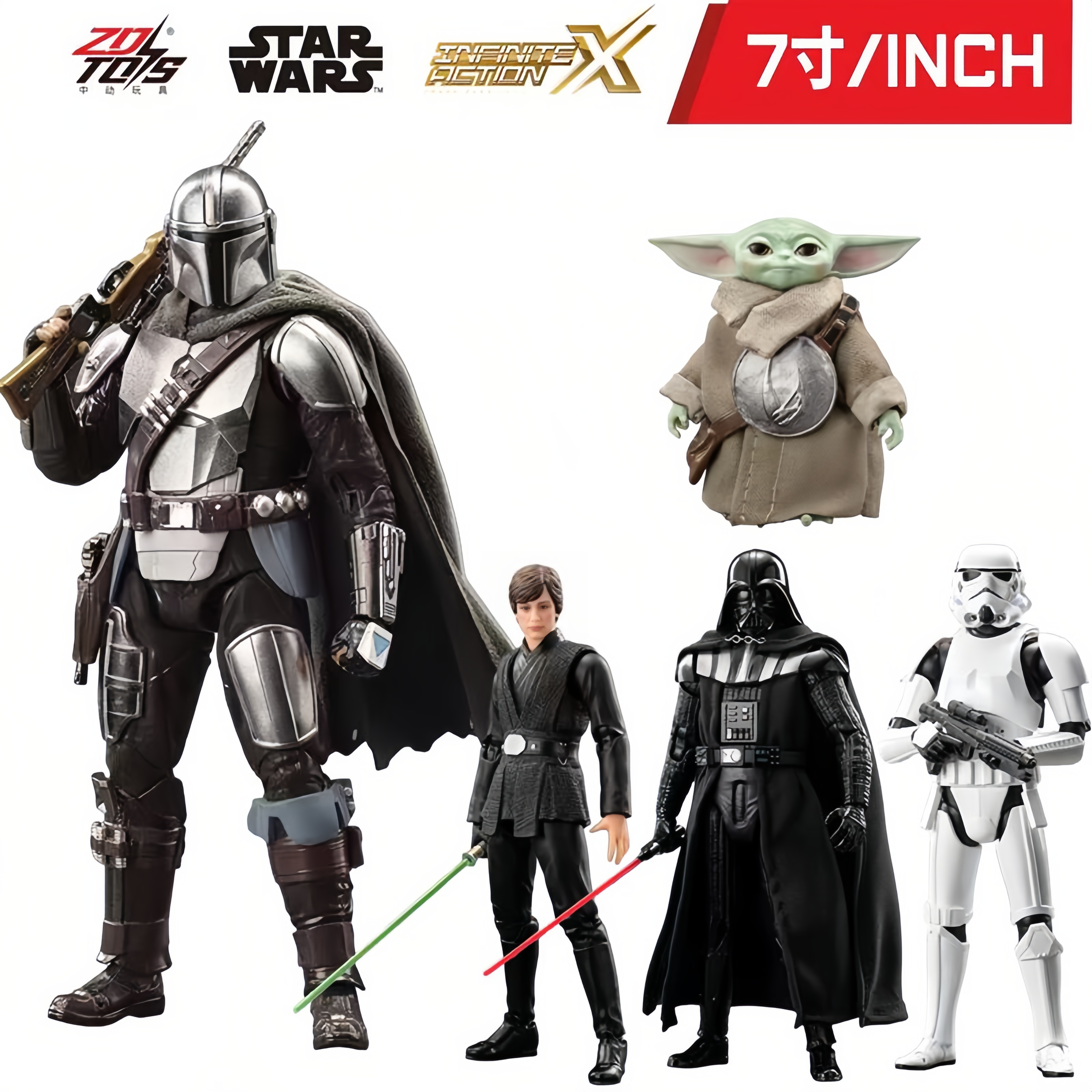 ZD Toys Star Wars Darth Vader  - Baby Yoda Products recension och pris