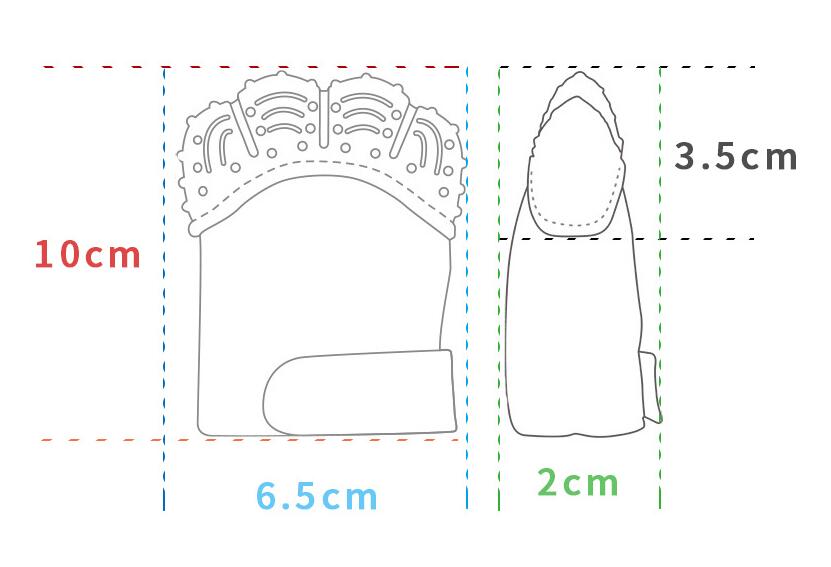 Baby Anti-Bite Silicone Gloves - Teething Mitten Baby recension och pris