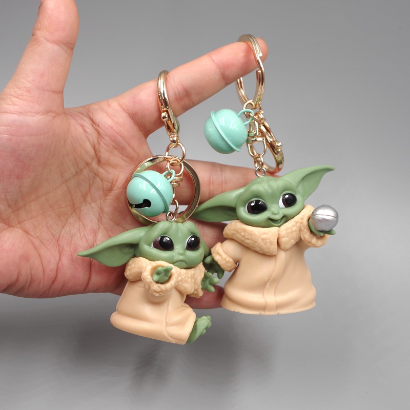 Cute Baby Yoda Keychain Action - Baby Yoda Products recension och pris