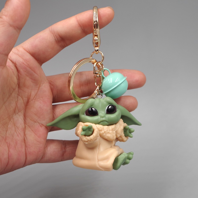 Cute Baby Yoda Keychain Action - Baby Yoda Products recension och pris