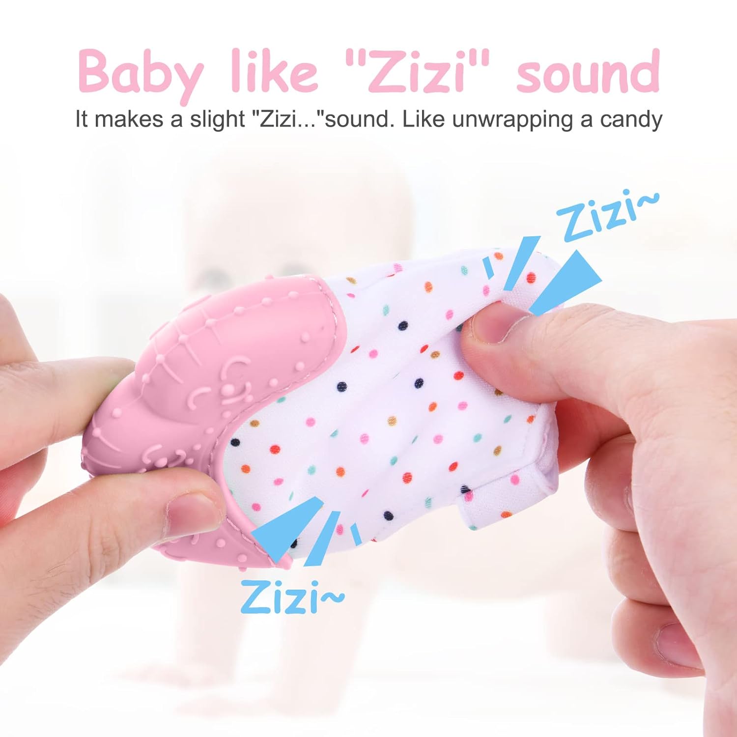 Food Grade Silicone Gloves Bab - Teething Mitten Baby recension och pris