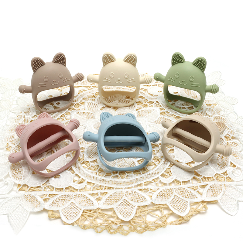 Food Grade Baby Silicone Glove - Teething Mitten Baby recension och pris