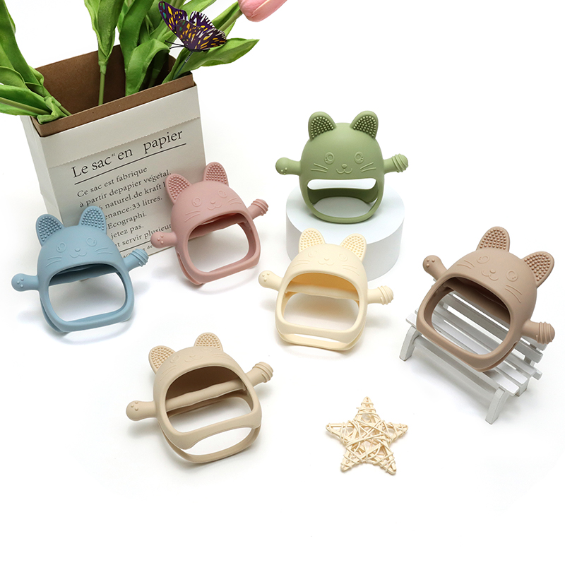 Food Grade Baby Silicone Glove - Teething Mitten Baby recension och pris