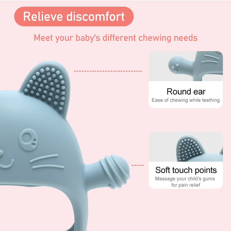 Food Grade Baby Silicone Glove - Teething Mitten Baby recension och pris
