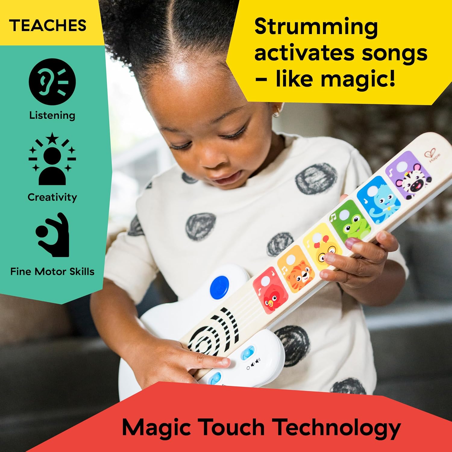 Magic Touch Wooden Toy Guitar  - Baby Products In recension och pris